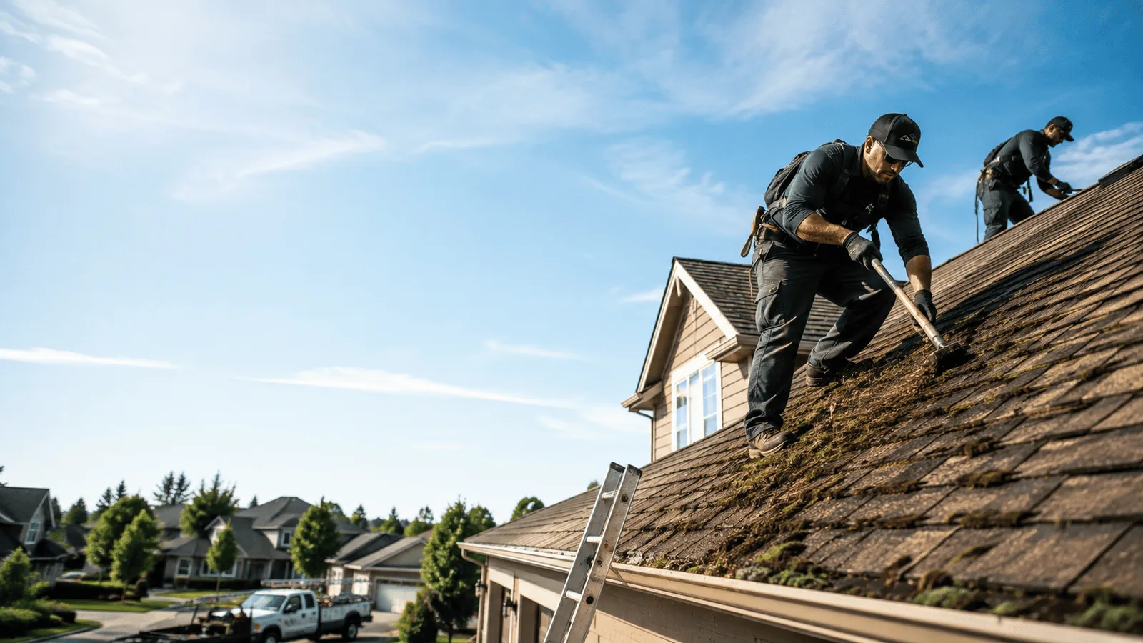 Roof Moss Removal in Hesperia, MI near me